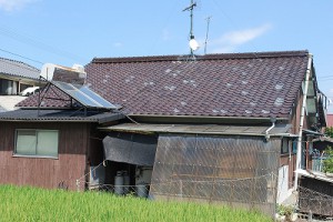 屋根瓦の葺替え：１１月２２日