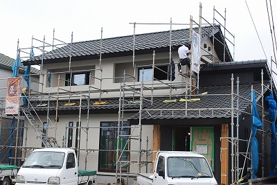 新築住宅の現場状況