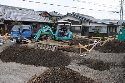 新築基礎工事