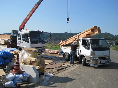 新築現場：９月７日