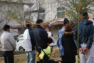 新築の地鎮祭