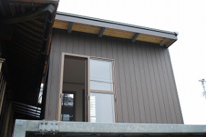 鉄骨建屋の造作