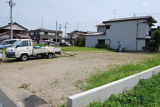 新築現場の地盤調査