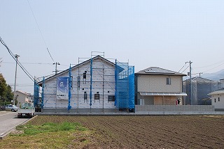 新築住宅の現場状況