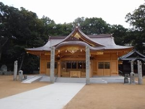 社殿新築の一宮神社
