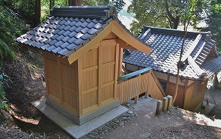 八幡神社　本殿の完成