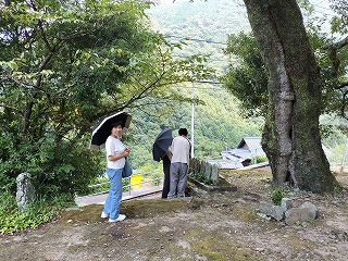 家族とお墓参り